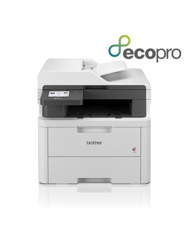IMPRESORA BROTHER MULTIFUN LASER LED COLOR MFCL3740CDWE WIFI FAX DUPLEX BLANCA