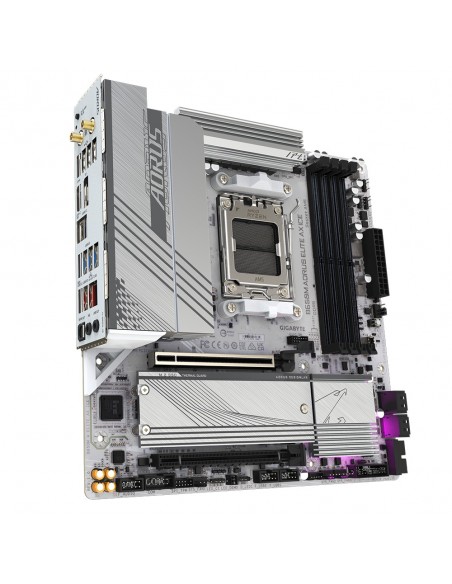 PLACA BASE GIGABYTE B650M A ELITE AX ICE AM5 ATX 4XDDR5