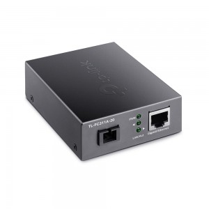 CONVERSOR MEDIOS TP LINK TL-FC311A-20 MONO MODE WDM A SC-RJ45 GIGA 20KM 2