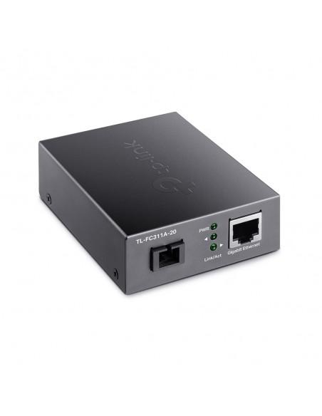 CONVERSOR MEDIOS TP LINK TL-FC311A-20 MONO MODE WDM A SC-RJ45 GIGA 20KM CONVERSOR MEDIOS TP LINK TL-FC311A-20 MONO MODE WDM A SC-RJ45 GIGA 20KM