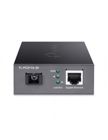 CONVERSOR MEDIOS TP LINK TL-FC311A-20 MONO MODE WDM A SC-RJ45 GIGA 20KM CONVERSOR MEDIOS TP LINK TL-FC311A-20 MONO MODE WDM A SC-RJ45 GIGA 20KM