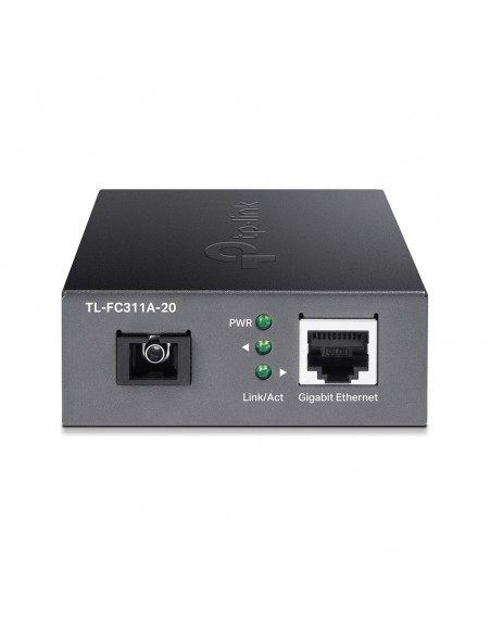 CONVERSOR MEDIOS TP LINK TL-FC311A-20 MONO MODE WDM A SC-RJ45 GIGA 20KM CONVERSOR MEDIOS TP LINK TL-FC311A-20 MONO MODE WDM A SC-RJ45 GIGA 20KM