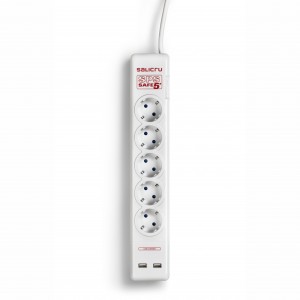 REGLETA SALICRU SAFE 5+ CON 2 USB