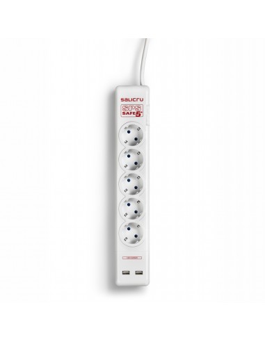 REGLETA SALICRU SAFE 5+ CON 2 USB