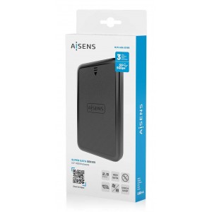 CAJA EXTERNA AISENS 2.5 9.5MM SATA A USB 3.0 USB3.1 GEN1 NEGRA 2