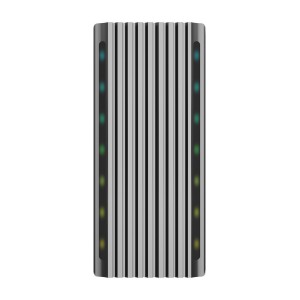 CAJA EXTERNA AISENS M.2 RGB GAMING SATA NVME A USB3.1 GEN2 GRIS 2