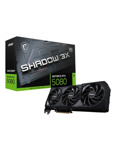TARJETA GRAFICA MSI RTX 5080 16G SHADOW 3X OC