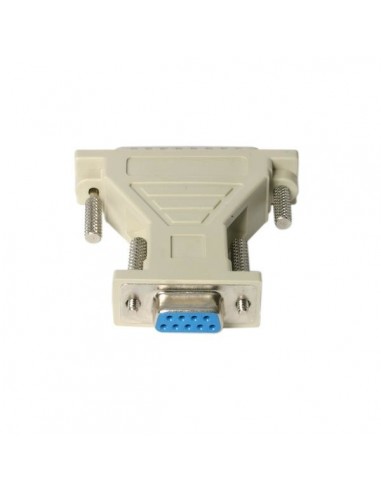ADAPATDOR SERIE DB9 HEMBRA A SERIE DB25 MACHO