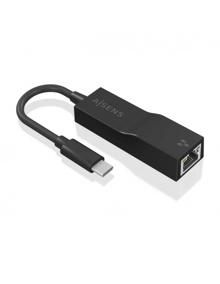 CONVERSOR AISENS USB3.1 GEN1 USB-C A ETHERNET GIGABIT NEGRO 11CM