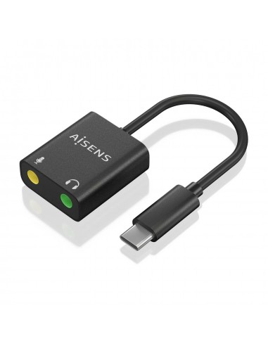 CONVERSOR AISENS USB-C A AUDIO 48KHZ USB-C M-2XJACK 3.5 H 10CM