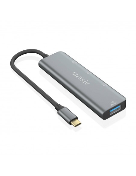 HUB AISENS USB 3.2 GEN2 10G USB-C USB-C M-1XUSB-C H-3XUSB-A H 15CM
