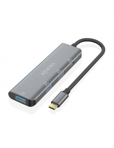 HUB AISENS USB 3.2 GEN2 10G USB-C USB-C M-1XUSB-C H-3XUSB-A H 15CM