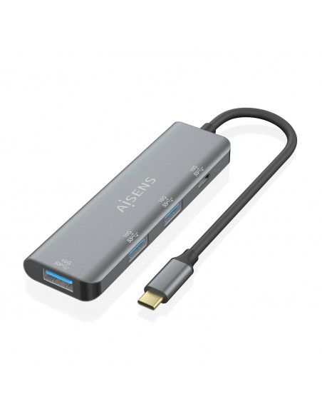 HUB AISENS USB 3.2 GEN2 10G USB-C USB-C M-1XUSB-C H-3XUSB-A H 15CM