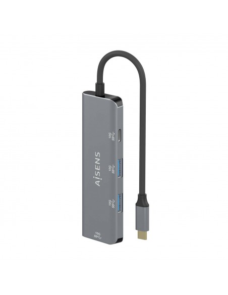 HUB AISENS USB 3.2 GEN2 10G USB-C USB-C M-1XUSB-C H-3XUSB-A H 15CM