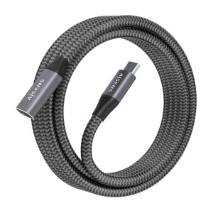CABLE AISENS USB 3.2 GEN2X2 ALU 20GBPS 8K30 5A 100W USB-C M H 2.0M 2