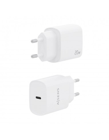 CARGADOR AISENS USB-C PD3.0 1 PUERTO 1XUSB-C 20W BLANCO