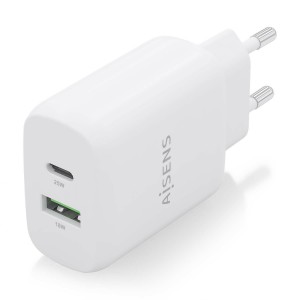 CARGADOR AISENS 25W 1XUSB-C PD3.0 1XUSB-A QC3.0 BLANCO 2