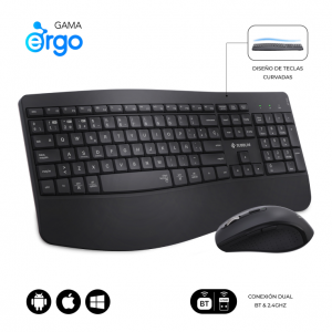 COMBO TECLADO RATON SUBBLIM...