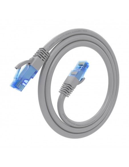 CABLE RED AISENS LATIGUILLO RJ45 CAT.6 UTP AWG26 CCA GRIS 0.5M