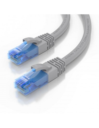 CABLE RED AISENS LATIGUILLO RJ45 CAT.6 UTP AWG26 CCA GRIS 15M