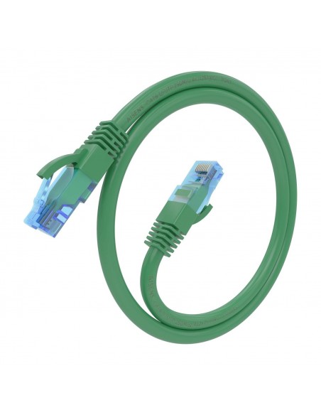 CABLE RED AISENS LATIGUILLO RJ45 CAT.6 UTP AWG26 CCA VERDE 25CM