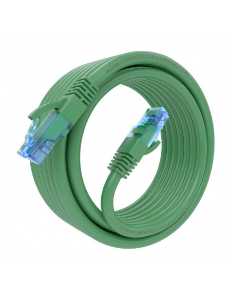 CABLE RED AISENS LATIGUILLO RJ45 CAT.6 UTP AWG26 CCA VERDE 5.0M