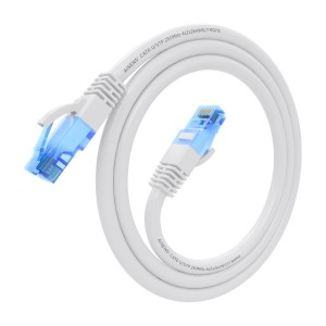 CABLE RED AISENS LATIGUILLO RJ45 CAT.6 UTP AWG26 CCA BLANCO 0.75M 2
