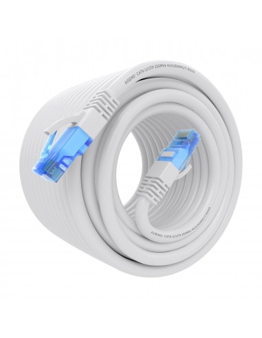 CABLE RED AISENS LATIGUILLO RJ45 CAT.6 UTP AWG26 CCA BLANCO 20M