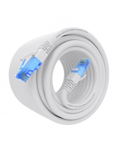 CABLE RED AISENS LATIGUILLO RJ45 CAT.6 UTP AWG26 CCA BLANCO 20M