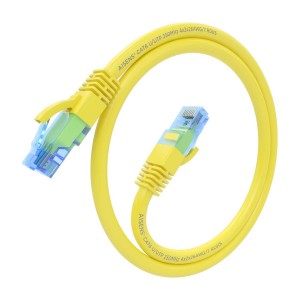 CABLE RED AISENS LATIGUILLO RJ45 CAT.6 UTP AWG26 CCA AMARILLO 30CM 2