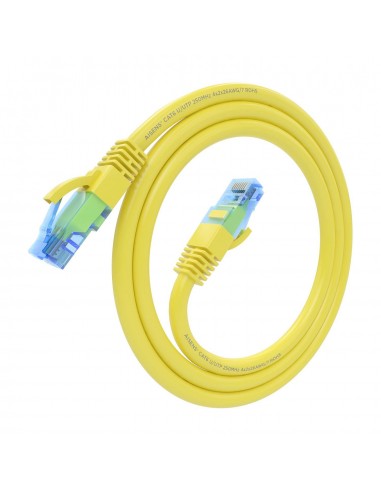 CABLE RED AISENS LATIGUILLO RJ45 CAT.6 UTP AWG26 CCA AMARILLO 0.75M