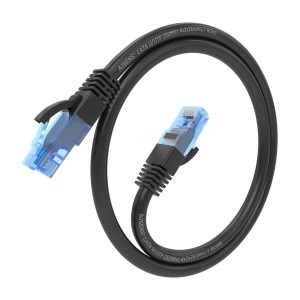 CABLE RED AISENS LATIGUILLO RJ45 CAT.6 UTP AWG26 CCA NEGRO 30CM 2