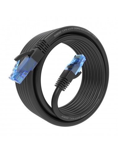 CABLE RED AISENS LATIGUILLO RJ45 CAT.6 UTP AWG26 CCA NEGRO 5.0M