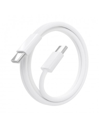 CABLE AISENS USB 2.0 3A 60W APPLE USB-C M-USB-C M BLANCO 1.0M