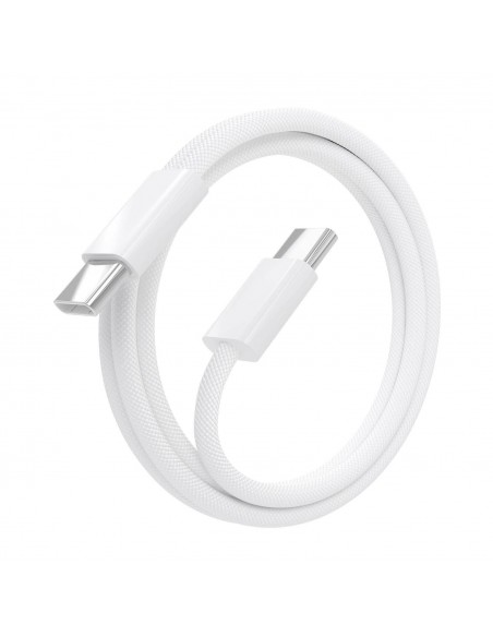 CABLE AISENS USB 2.0 3A 60W APPLE USB-C M-USB-C M BLANCO 1.0M