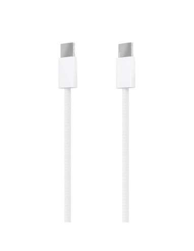 CABLE AISENS USB 2.0 3A 60W APPLE USB-C M-USB-C M BLANCO 2.0M