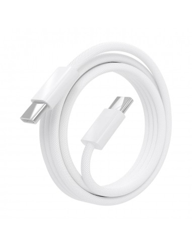 CABLE AISENS USB 2.0 3A 60W APPLE USB-C M-USB-C M BLANCO 2.0M