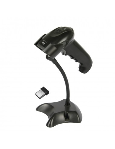 LECTOR CODIGO DE BARRAS EWENT 2D WIRELESS NEGRO