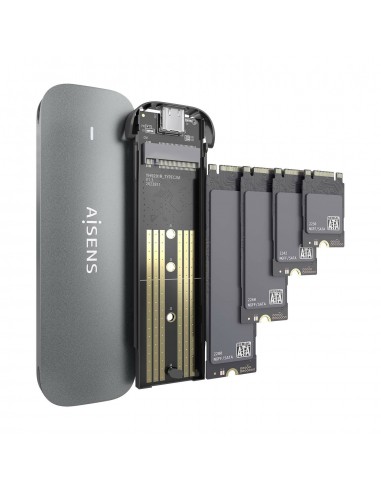 CAJA EXTERNA AISENS M.2 (NGFF) ASM2-006GRY SATA A USB3.1 GEN1 GRIS