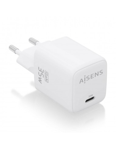 CARGADOR AISENS GAN 35W 1XUSB-C PD3.0 QC4.0 BLANCO