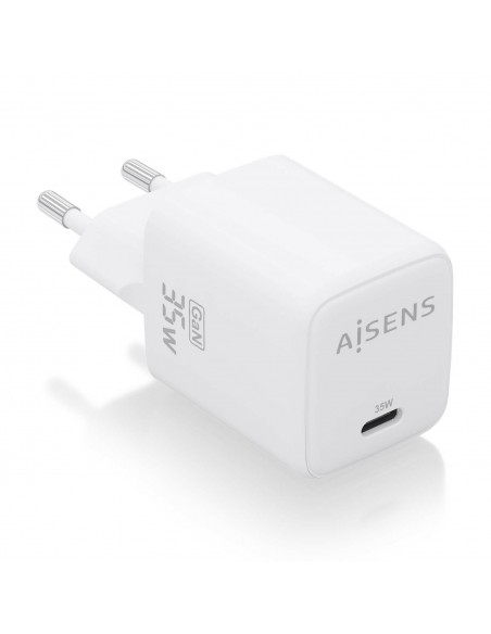 CARGADOR AISENS GAN 35W 1XUSB-C PD3.0 QC4.0 BLANCO