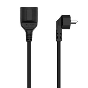 CABLE AISENS ALARGADOR ALIMENTACION SCHUKO CEE7 M-CEE7 H 5.0M