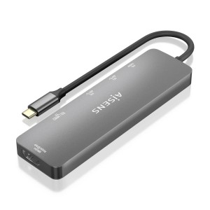 USB-C DOCK AISENS 6 EN 1 USB-C A 1XHDMI 2XUSB-A 1XUSB-C PD 100W 15CM 2