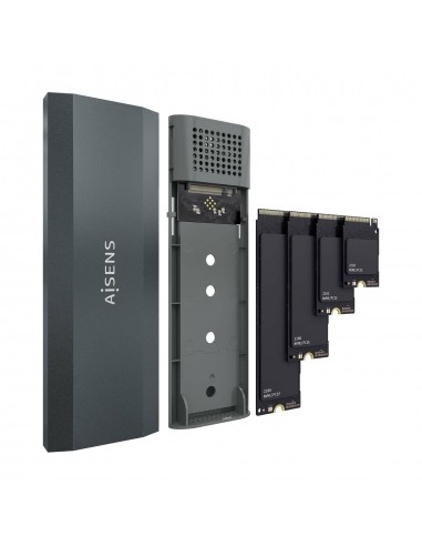 CAJA EXTERNA AISENS M.2 (NGFF) ASM2-029GR NVME A USB3.2 GEN2 GRIS