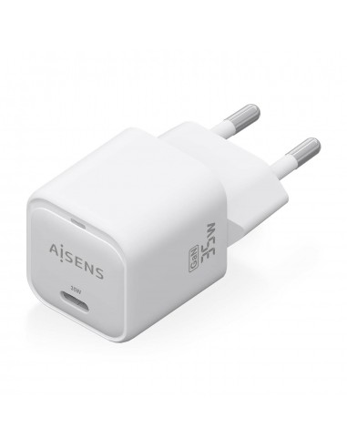 CARGADOR AISENS GAN 35W 1XUSB-C PD3.0 QC4.0 BLANCO