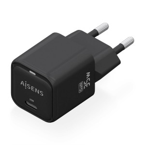 CARGADOR AISENS GAN 35W 1XUSB-C PD3.0 QC4.0 NEGRO 2