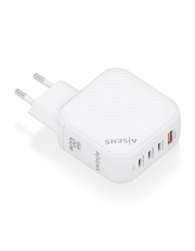 CARGADOR AISENS GAN 100W 3XUSB-C PD3.0 QC4.0 1XUSB-A QC3.0 BLANCO