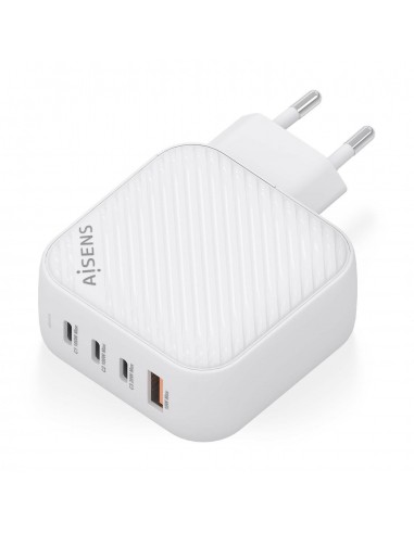 CARGADOR AISENS GAN 100W 3XUSB-C PD3.0 QC4.0 1XUSB-A QC3.0 BLANCO