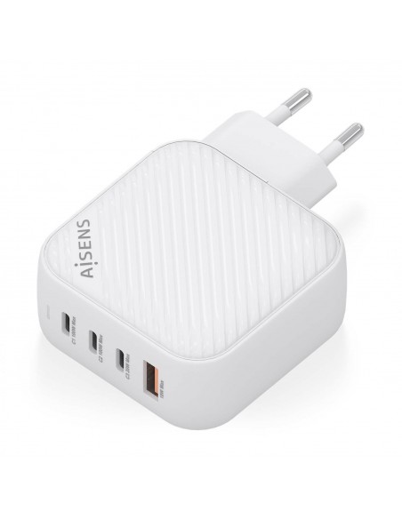 CARGADOR AISENS GAN 100W 3XUSB-C PD3.0 QC4.0 1XUSB-A QC3.0 BLANCO