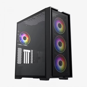 CAJA ATX HIDITEC GAMING H2 AIR ARGB BLACK E-ATX 2